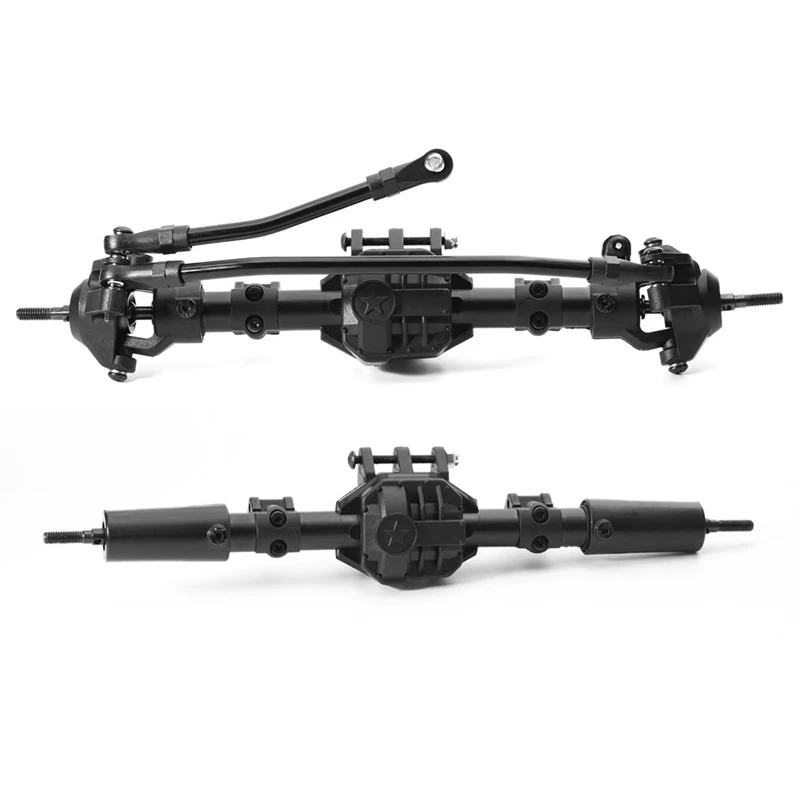

Передняя и задняя прямая полная ось для Axial SCX10 II 90046 1/10 RC Гусеничный автомобиль, обновленные аксессуары, 2 шт.