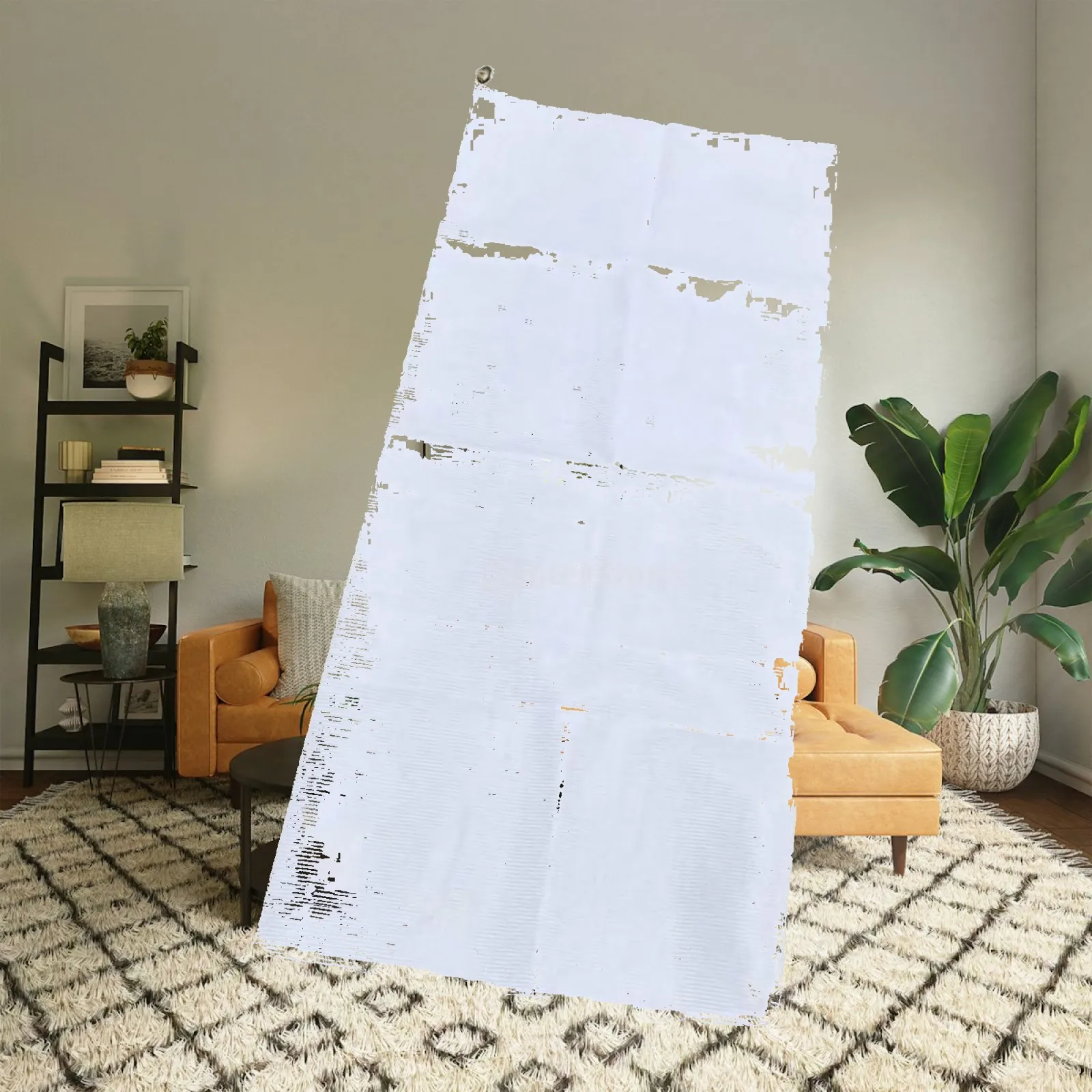 Wood Chipper Discharge Bag,Shredder Mulcher Collection Bag, Branch Shredder Electric Wood Chipper White Chipper Bag