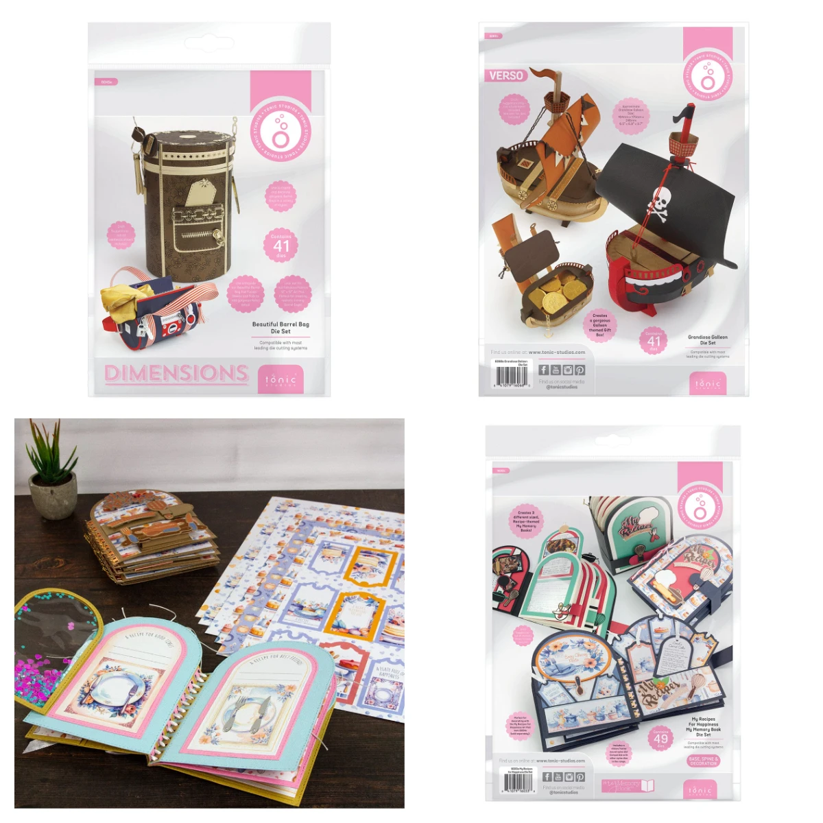 

2026 New Grandiose Galleon Gift Box Die Set Metal Cutting Dies Craft Decoration Embossing Template DIY Greeting Card Holiday