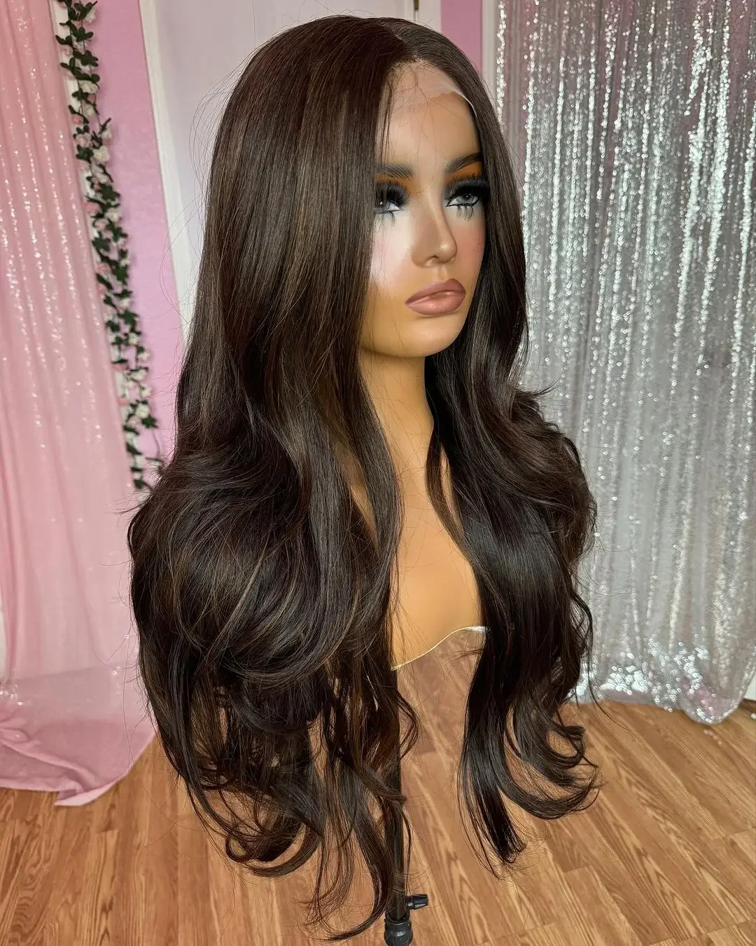 Natural Black Preplucked Body Wave Glueless 28inch 5x5 Silk Base Jewish Human Hair Wig Baby Hair HD Lace European Hair Daily