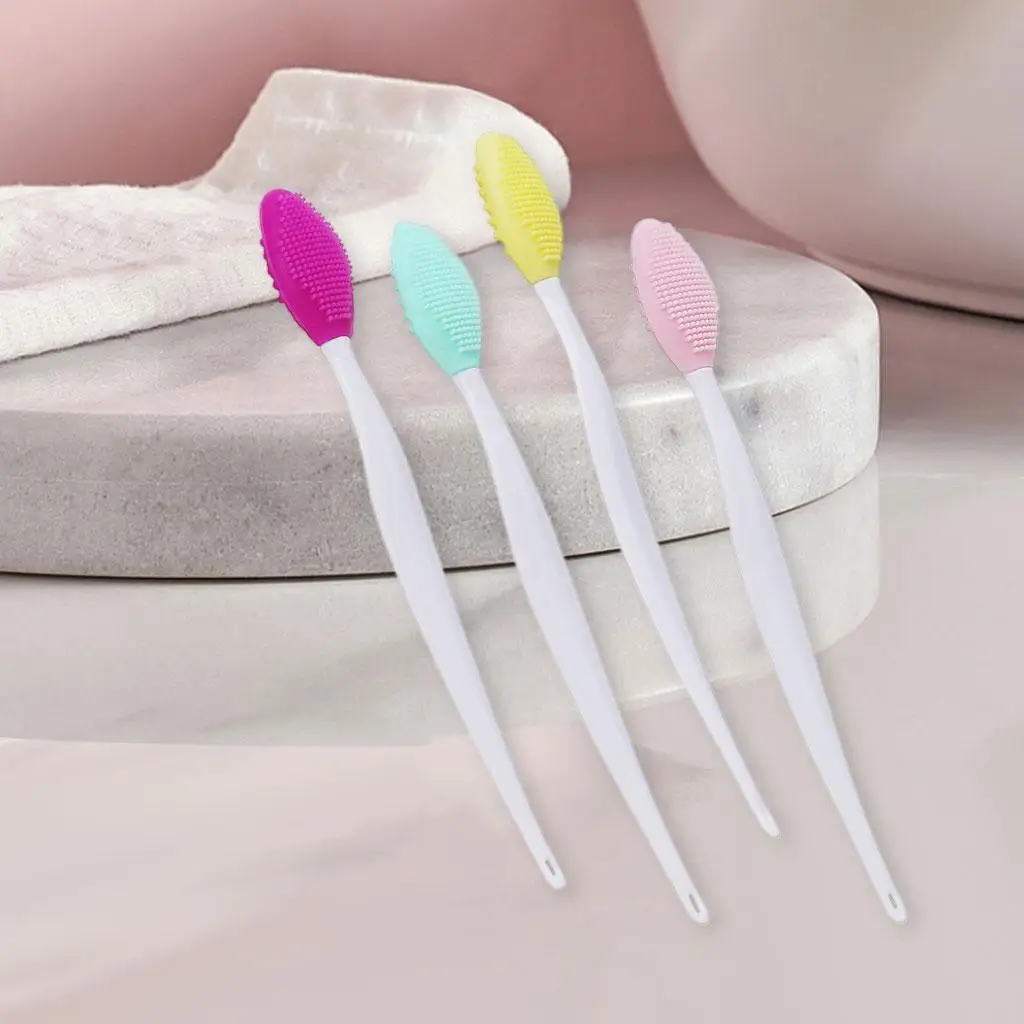 เครื่องนวดทำความสะอาดผิวแห้งแปรงริมฝีปากสองด้านดูแลผิว