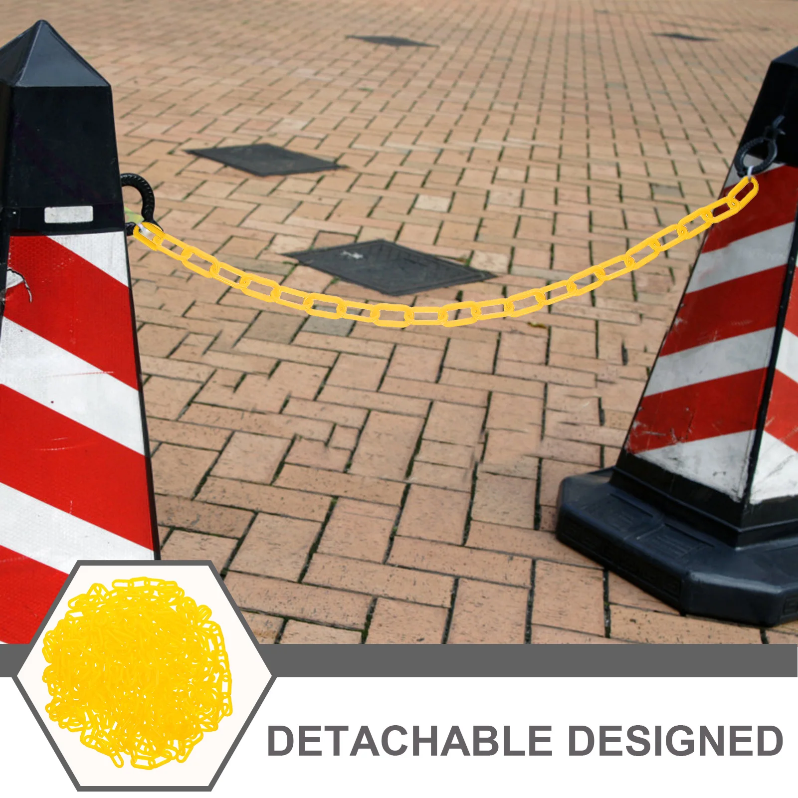

Plastic Safety Warning Protection Crowd Control Caution Security Chain High Strength Traffic