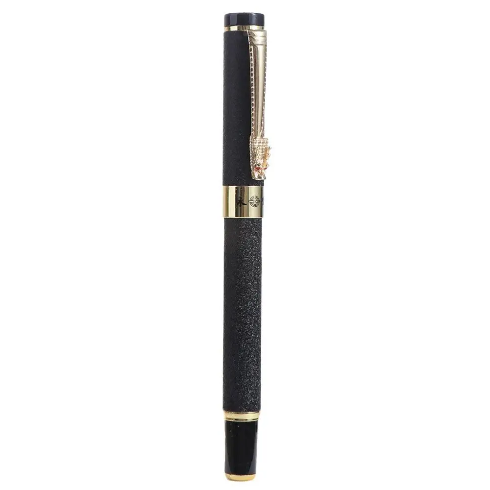 Writing Supplies High Quality Stationery Luxury Frosted Black Student Writing Pen Ink Pen Business Ink Pen Fountain Pen