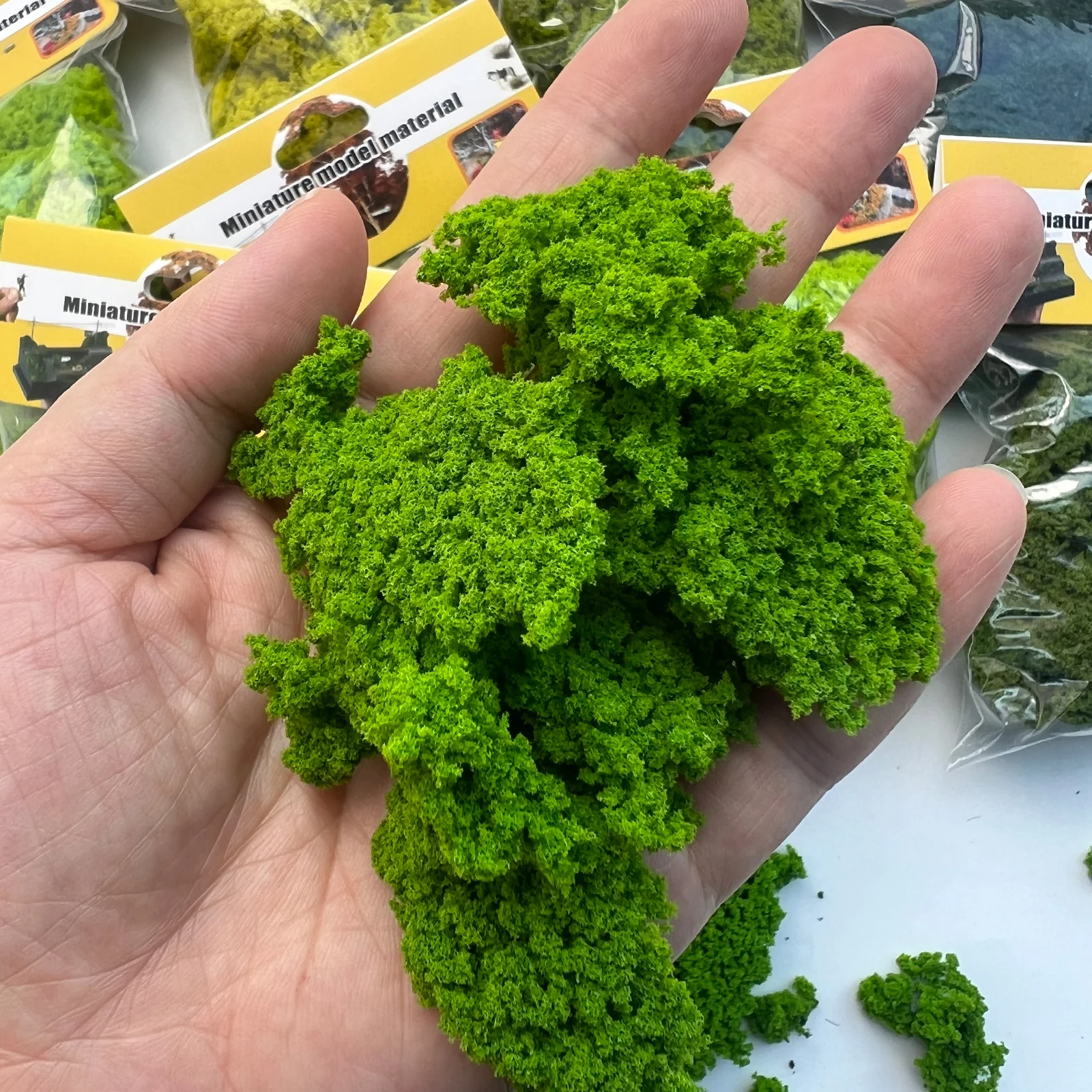 

30g Realistic Artificial Sponge Shrub Bush Fake Plant for DIY Crafts Wedding Home Decor Diorama