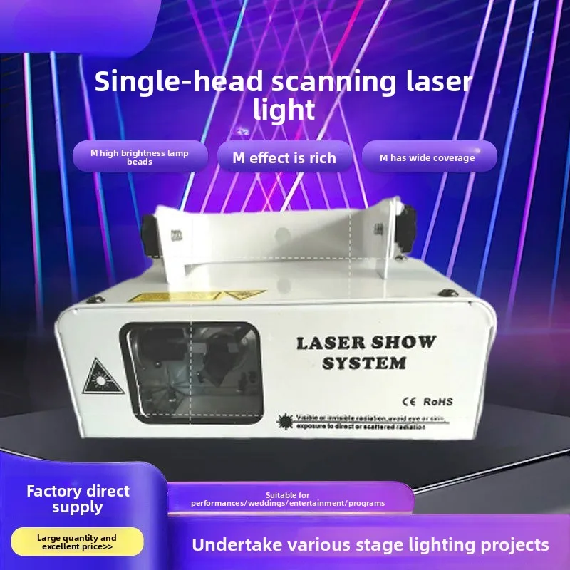 500Mw single head scanning laser light party stage KTV ambient DJ disco bar party light