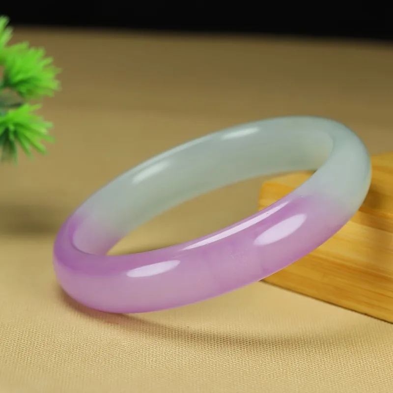 

Ice Light Pink Purple Bracelet, Elegant Temperament Fashion Jade Bracelet