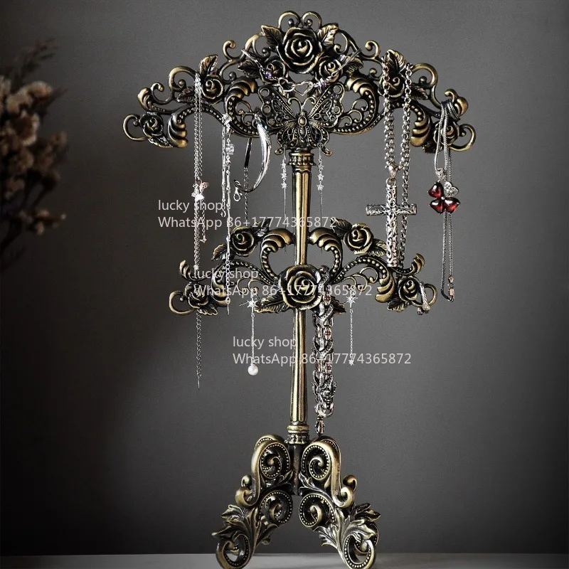 

Nordic Princess Jewelry Rack, Metal Jewelry Storage Rack, European-style Household Creative Ornament Display Rack
