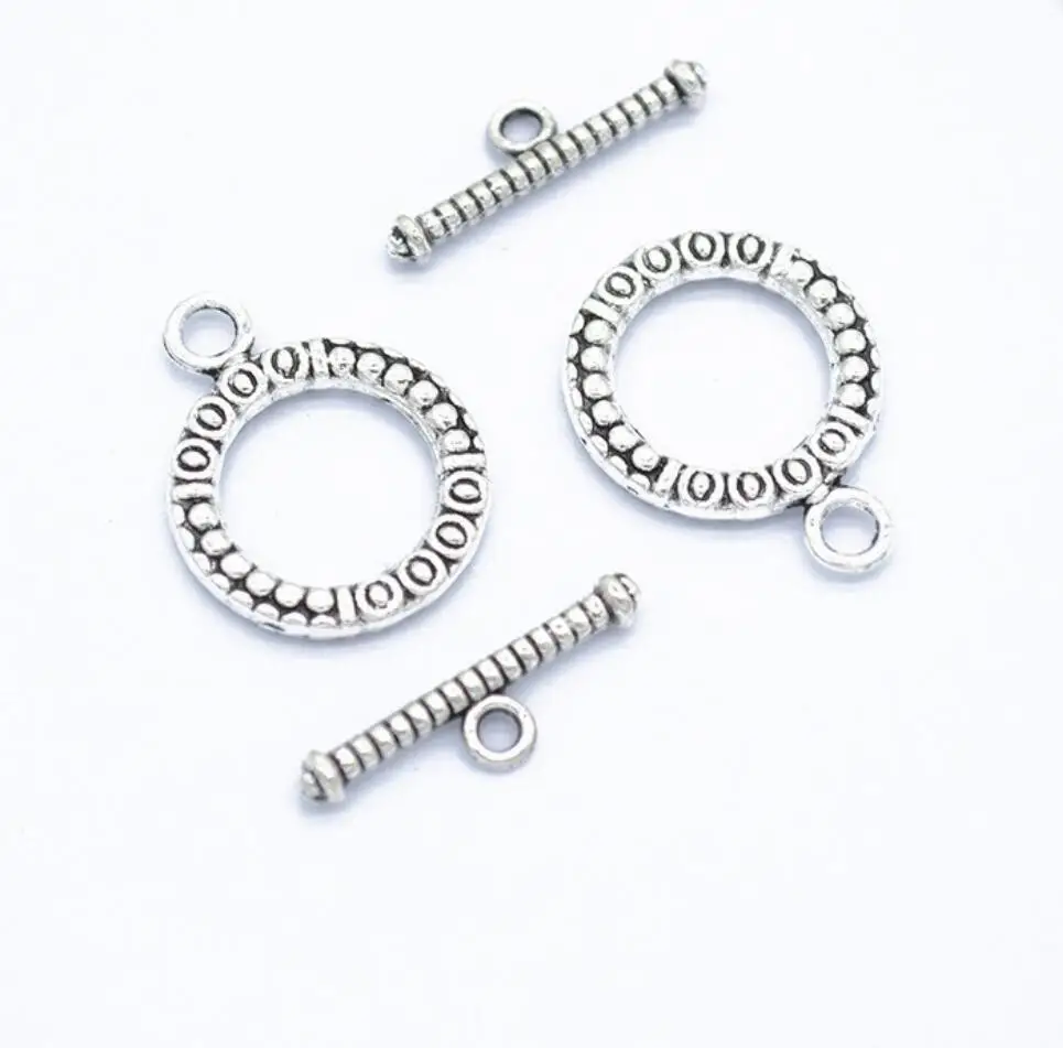 

10Sets Silver Color OT Clasp Connector Toggle Clasps Buckle For Jewelry Making DIY Bracelet Necklace Accessories F0509