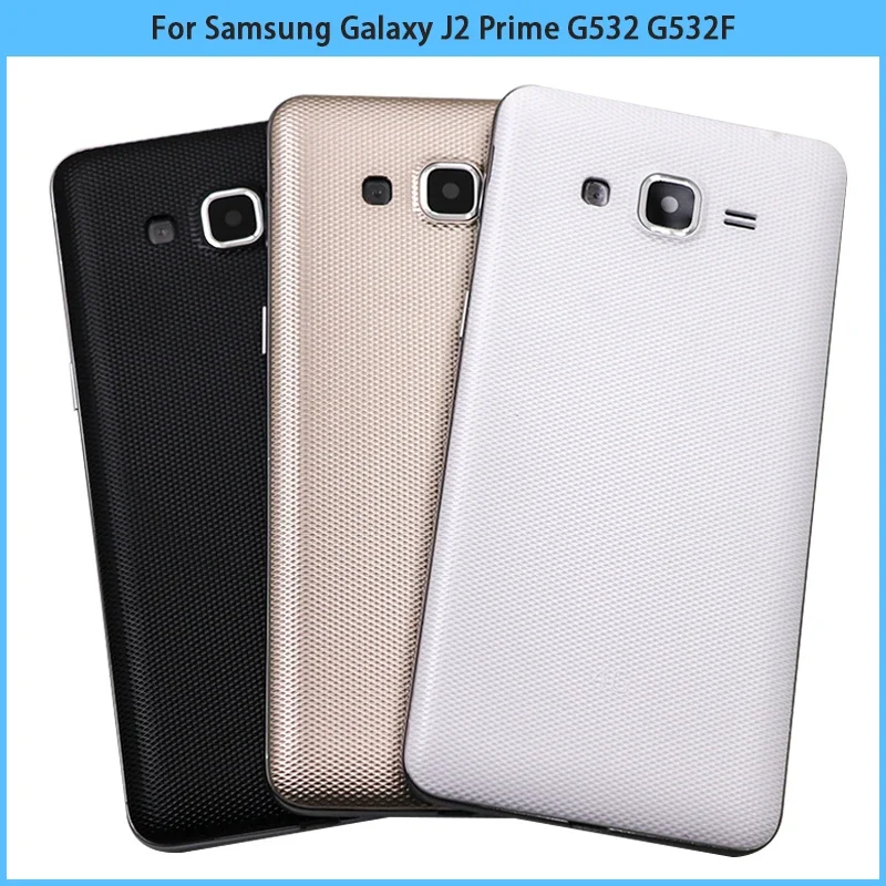 New For Samsung Galaxy J2 Prime G532 G532H G532F Middle Frame Bezel G532 Battery Back Cover Rear Door Full Housing Case Replace