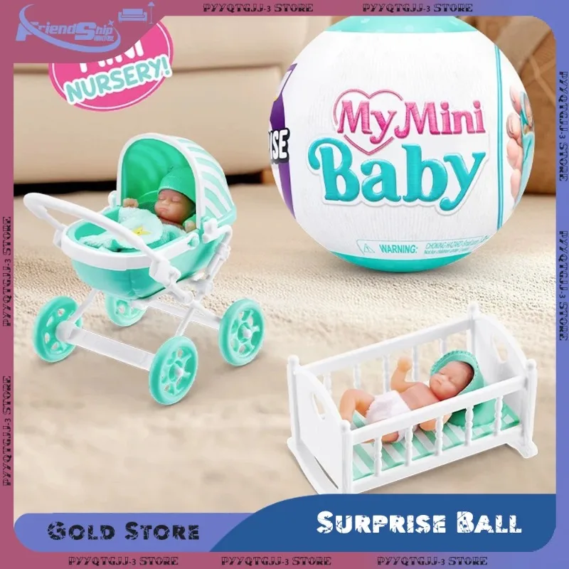 Zuru Mystery Blind Boxes Mini Ei Poppenhuis Scène Kinderwagen Miniatuur Capsule Speelgoedcollectie Verrassingsbal Verjaardagscadeau