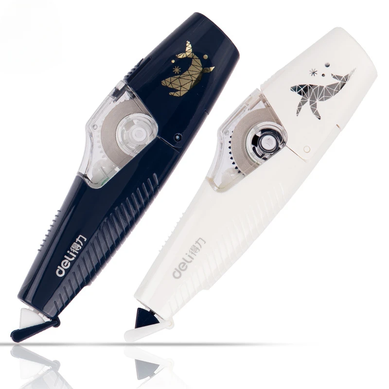 Student Pen Type Interchangeable Core Correction Tape, 6-Meter Stationery