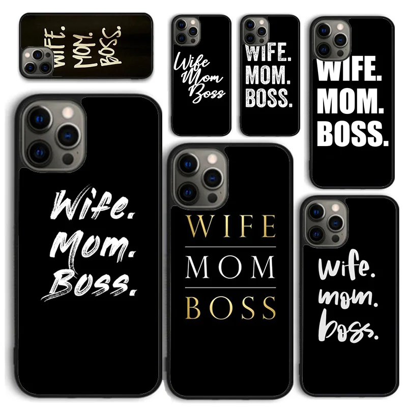 زوجة أمي بوس مضحك قضية الهاتف آيفون 17 الهواء 16 برو ماكس 15 14 زائد 11 12 13 الغطاء الخلفي Fundas شل