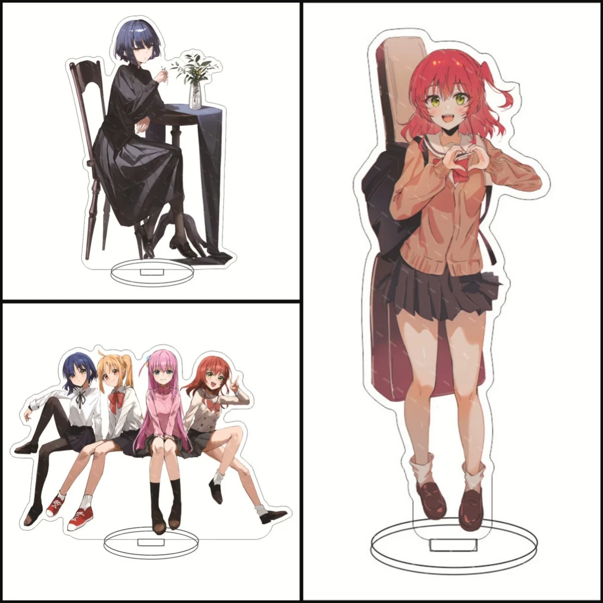 

New Popular Anime BOCCHI THE ROCK! Stand Character Acrylic Standing Model Hidori Ijichi Nijika Yamada Ryo Kita Ikuyo toy GITf