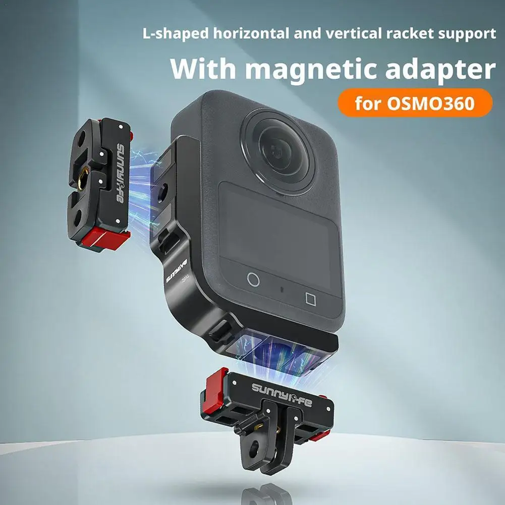 

Magnetic Adapter Mount for DJI OSMO 360, Quick-Release Magnetic Mount Base, with 1/4 Screw Hole Connection Adapter Accessories