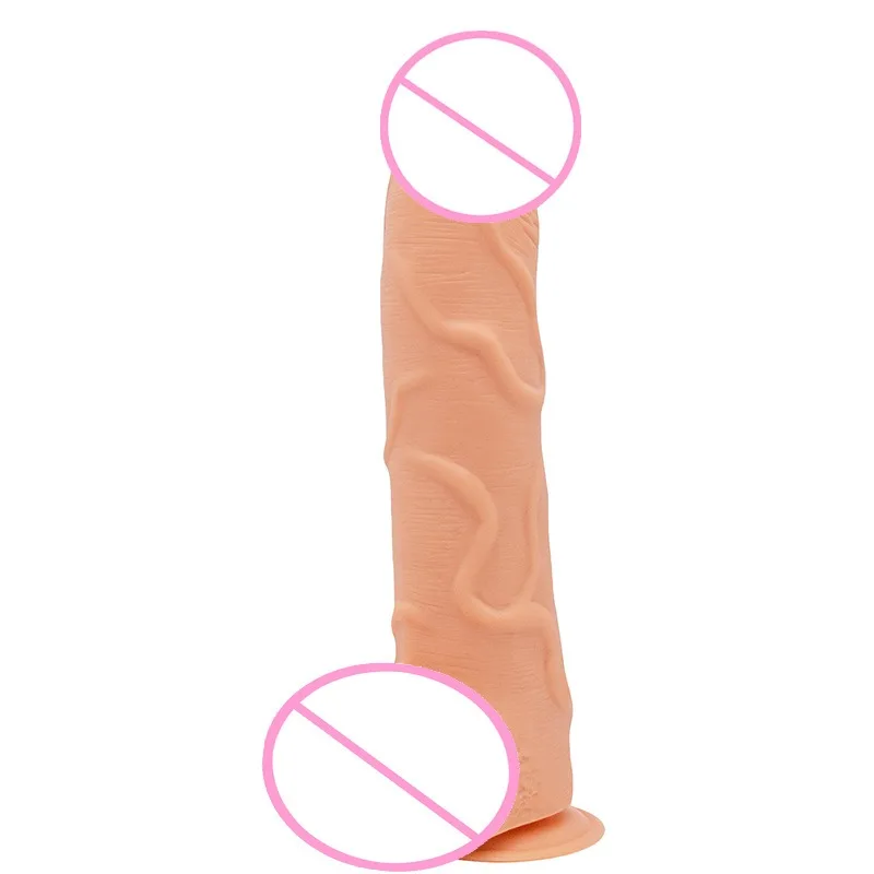 Consolador Sexual gigante con ventosa para hombre, Pene grueso de silicona doble penetración, masturbador de coño Gay, súper grande, patio trasero