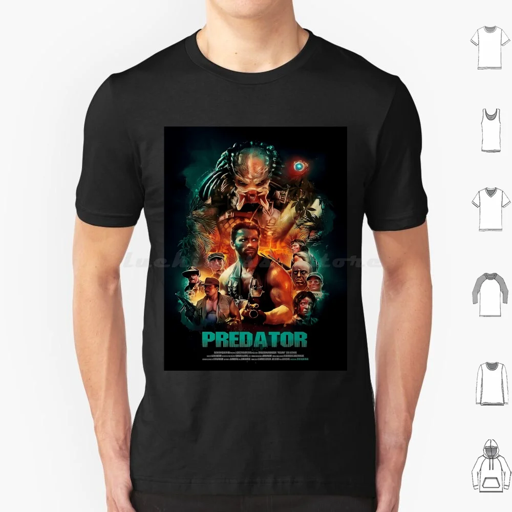 Canvas T Shirt Men Women Kids 6xl The Movie Hunter Hunt Hunting Monster Sci Fi Science Fiction Vintage Movie Horror Halloween