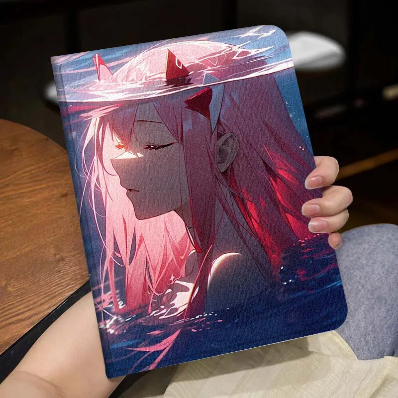 

Cartoon Pink Hair Zero Two For Huawei MediaPad MatePad Honor Pro V6 9 V8 X9 12 X 13.3 SE 11 11.5 Inch Tablet Case Popular