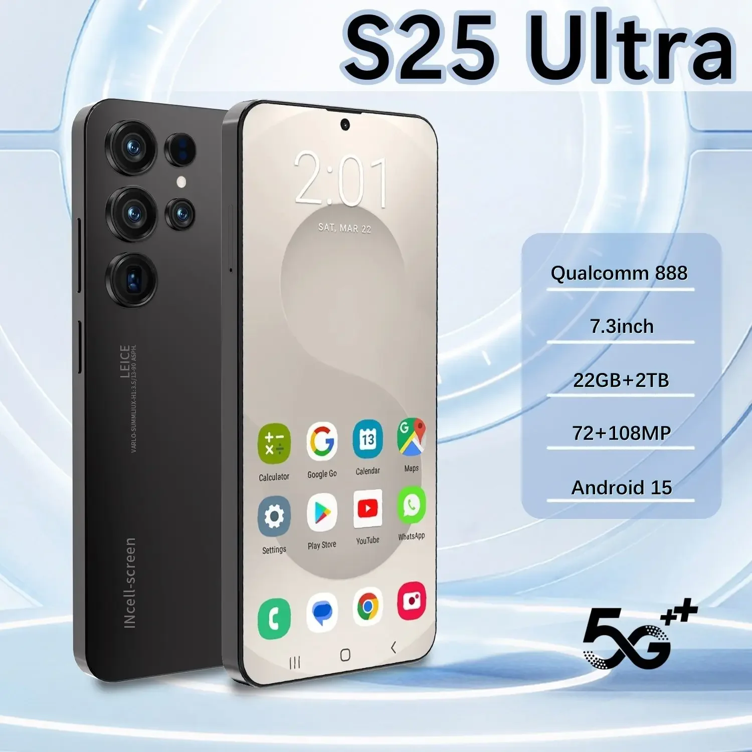 

NEW S25 Ultra HOT 2025 original intelligent 5G dual card dual standby Android 14 system global version 8000mAh battery
