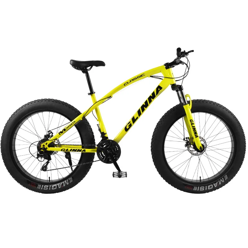 Vollgefedertes 26-Zoll-Rad 4.0 Fat Bicycle Big Tire Cycle Snow Mtb Mountainbike Beach Cycling Fatbike Snow Bicycle für Herren