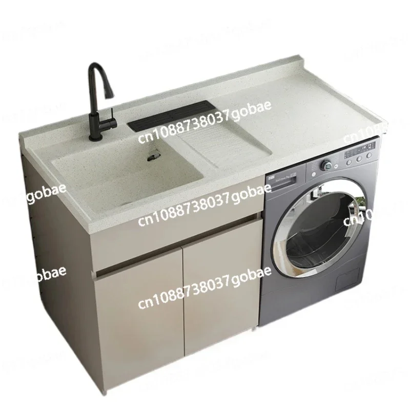 aluminum balcony drum washing machine significant other combined cabinet integrated laundry sink washbasin