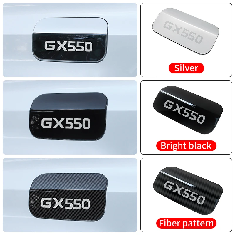 لـ لكزس GX550 GX550h 2024 2025 خزان الوقود تزيين واقي أغطية ،For Lexus gx 550 ترقية إكسسوارات الأجزاء الخارجية تعديل ضبط طقم الهيكل