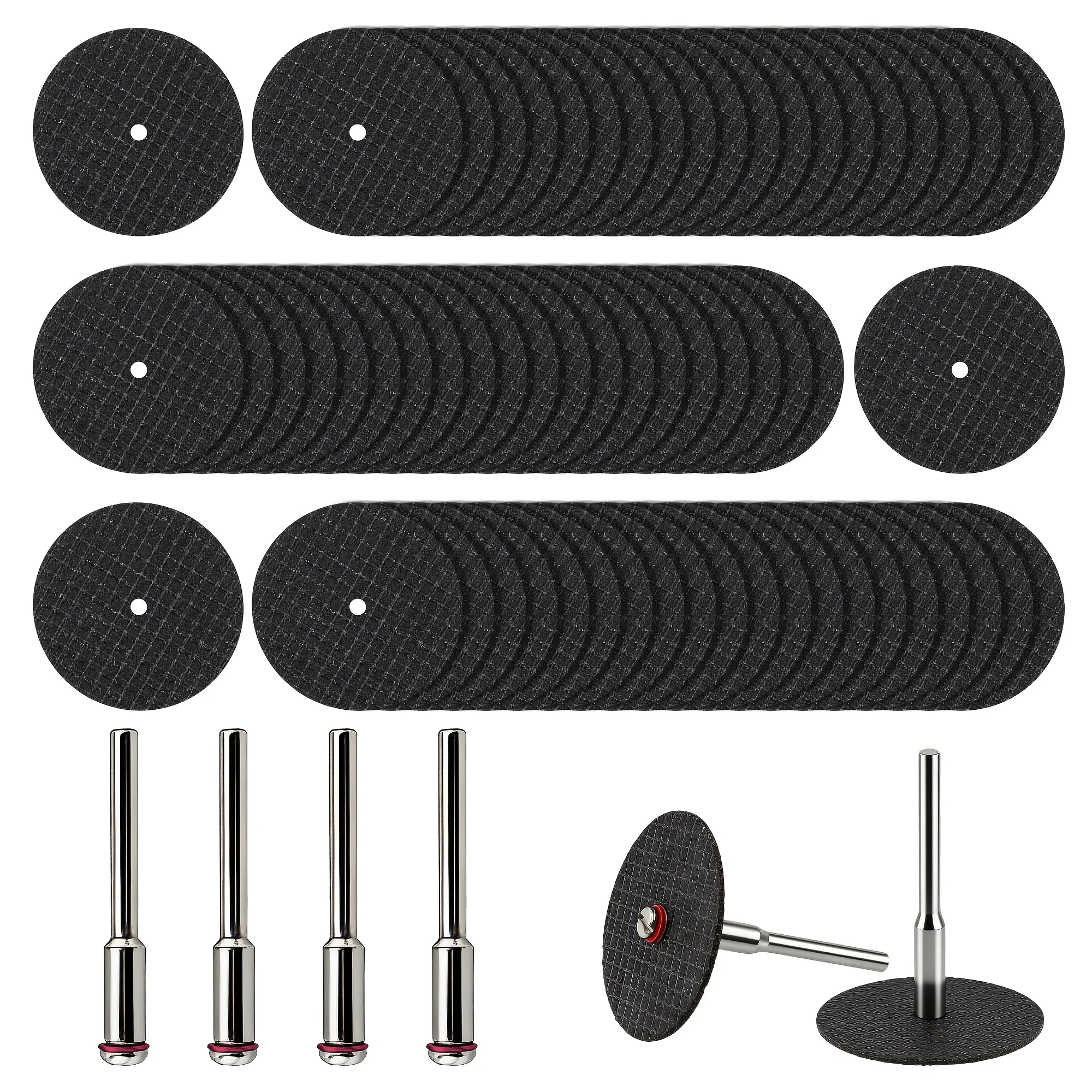 60Pcs Reinforced Fiberglass Cutting Discs 1‑1/4