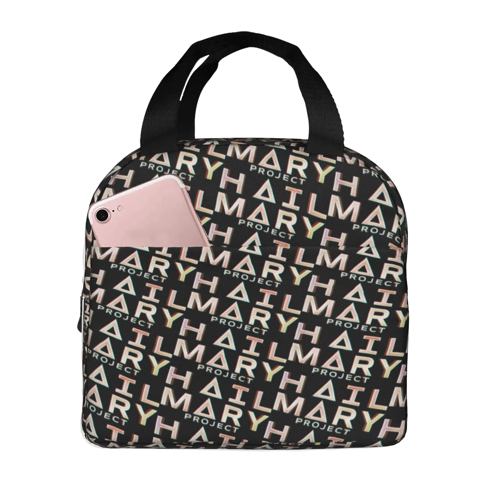 

Custom Project Hail Mary Movie Lunch Bag Women Thermal Cooler Insulated Lunch Box for Adult Office