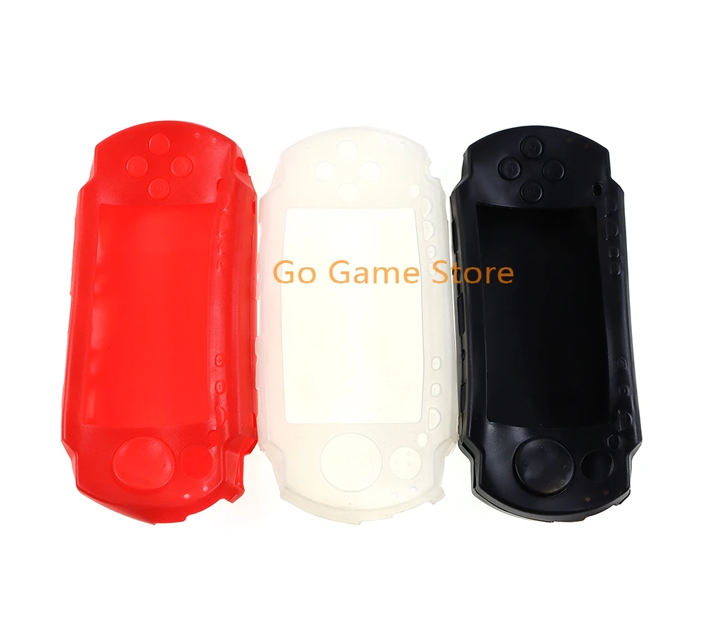 10 pièces coque en silicone souple coque de protection en caoutchouc pour PSP1000 coque de protection coque en caoutchouc pour psp1000