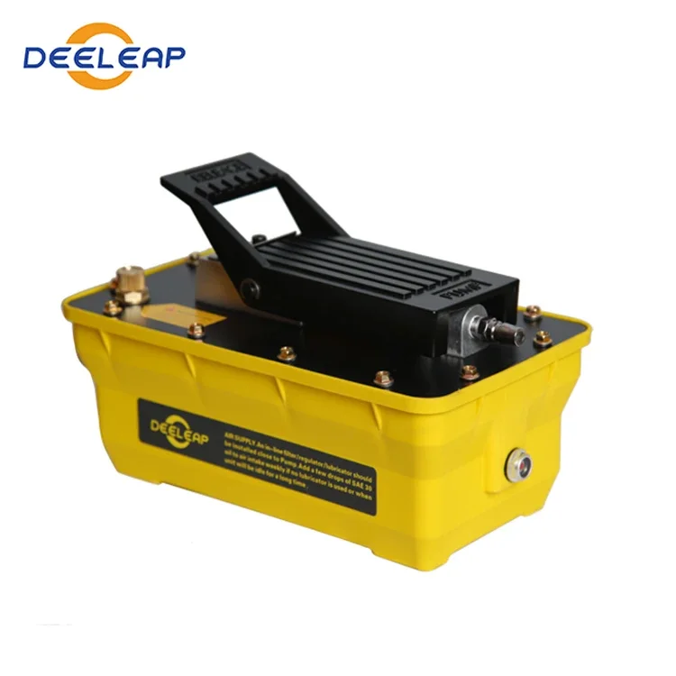 Deeleap PAS12 Plastic Reservoir Air Hydraulic Foot Pump with Good Seal for 4 Post Lift and Car Frame Machine