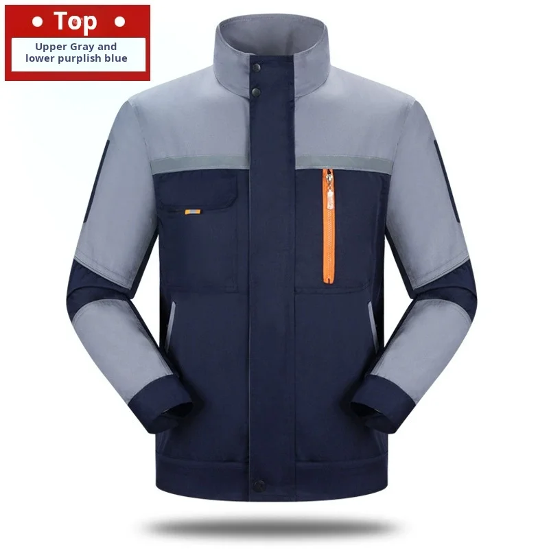 

Reflective high-energy visible work clothes, wear-resistant welding auto repair clothes, tops, workwear, labor protection clothe