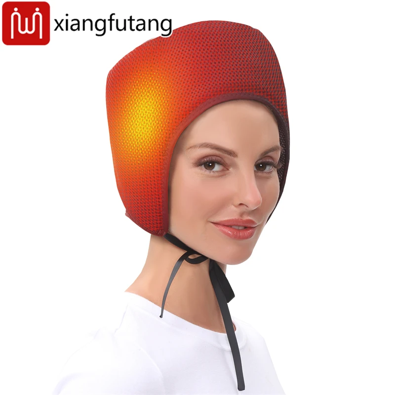 

Full-Wrap Electric Heated Head Massager 3 Heating Modes Migraine Relief Ear Cold Protection Pressure Release Sleep Aid Unisex
