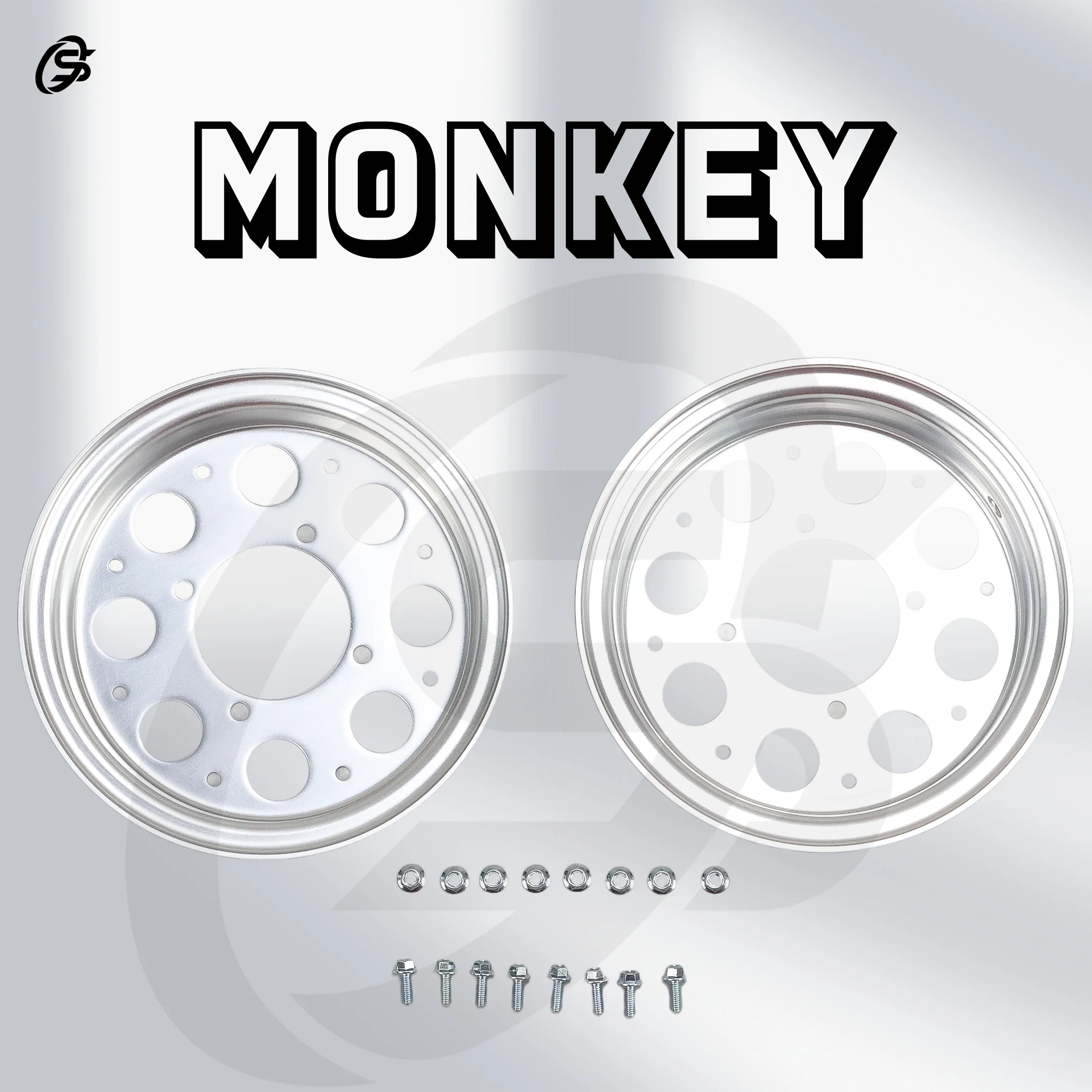 

Z50 3,0-8 Диски Z50 Колеса обезьяны Алюминиевые колеса Ступицы Разделенные диски Аксессуары для мотоциклов Запчасти Z50