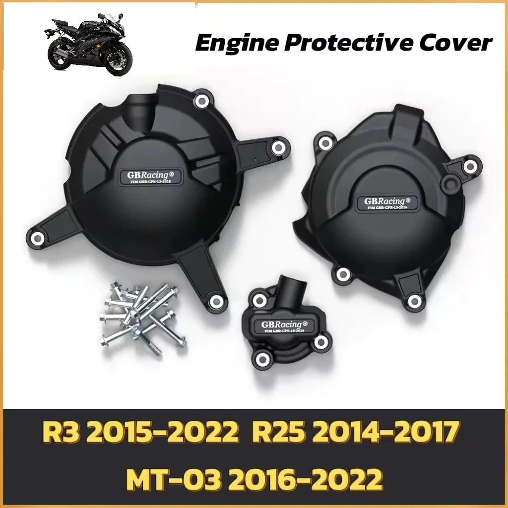 

for Yamaha R3 2015-2022 R25 214-2017 - R3/MT - 03 (2016 - 2022)Motorcycle and Clutch Pulsation Cover Engine