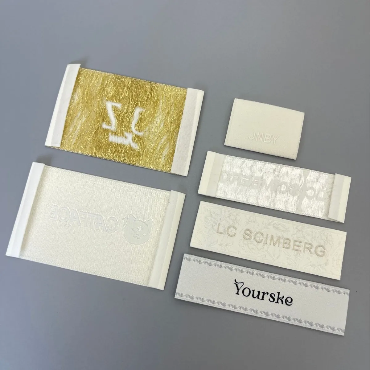 Custom Woven Labels for Clothing Care Label Personalized Logo Washable Garment Tags Sewing Accessories