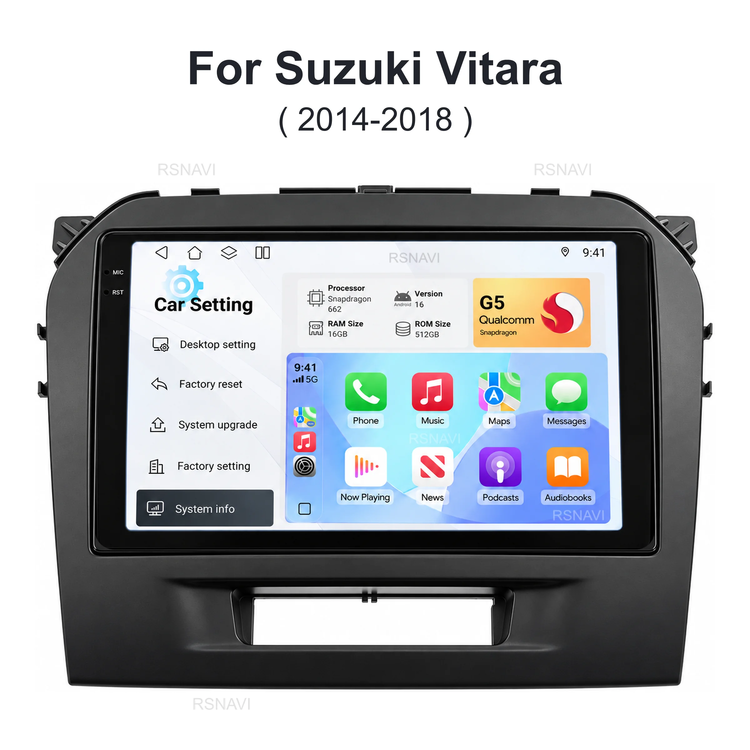 Android 16 Untuk Suzuki Vitara - Android Car Stereo 2 Din 8 Core ulasan dan harga