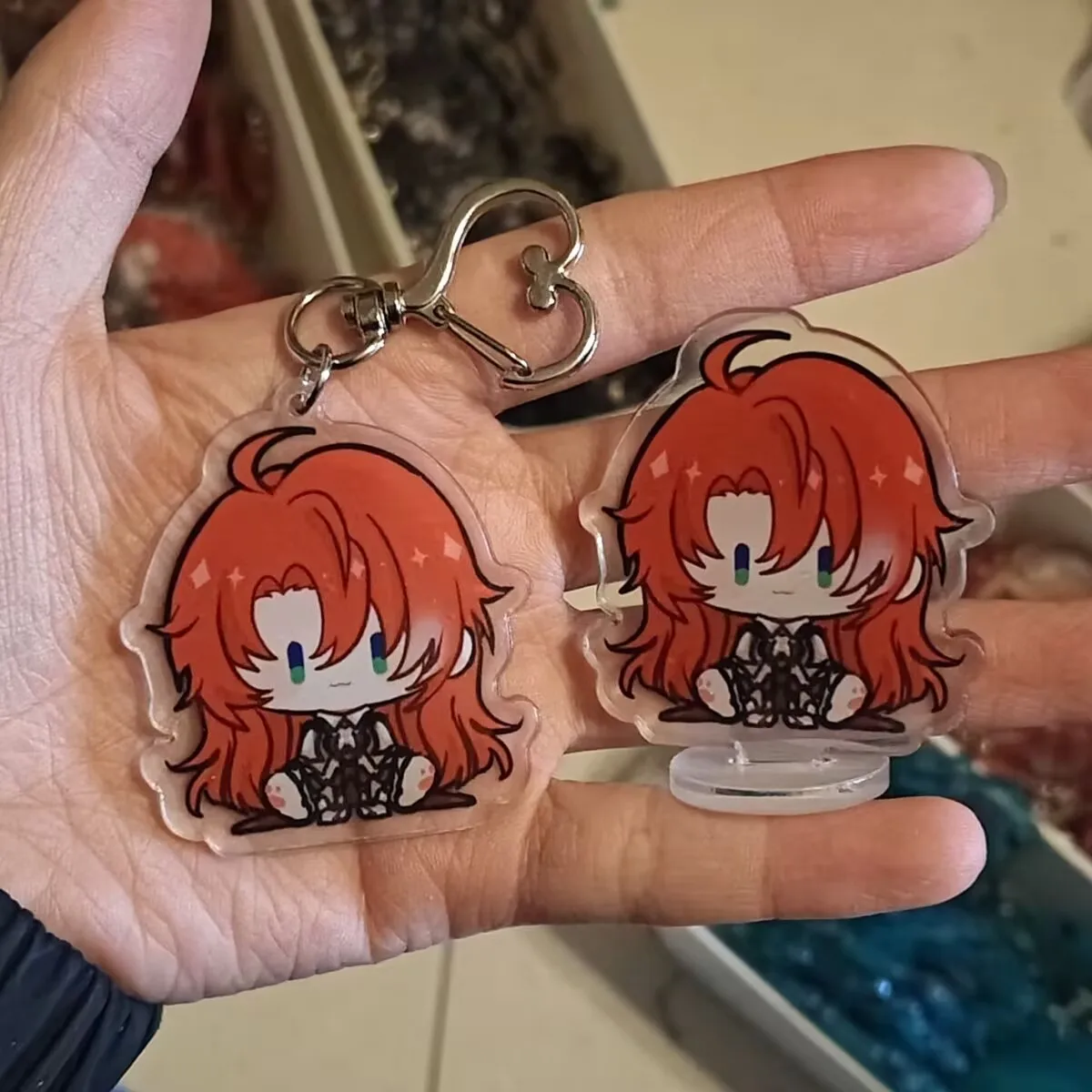 Original fan work "Bhakan: Star Rail" sitting series keychain standing sign non-woven fabric pendant "Porteo, Silver Branch