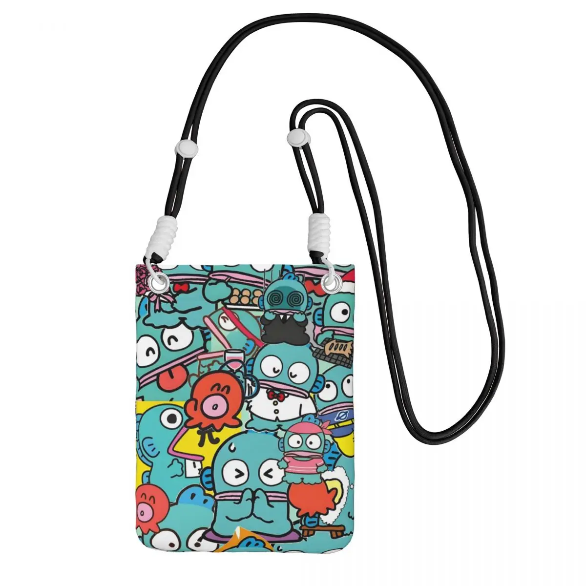 

Custom Fashion Hangyodon Mobile Phone Bag Men Women Cute Fish Shoulder Crossbody Bag Amusement Park Adjustable Length