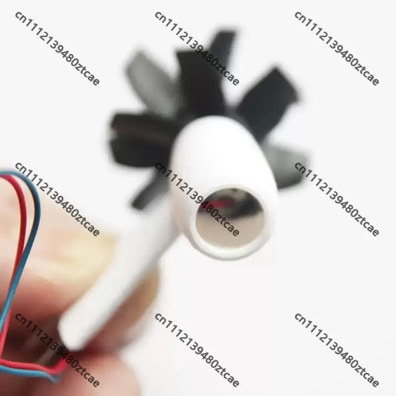 Motor with Dual Propeller Blades, 30mm Fan Prop for Passenger Aircraft RC Model, Clockwise / Counter Clockwise Optional DIY