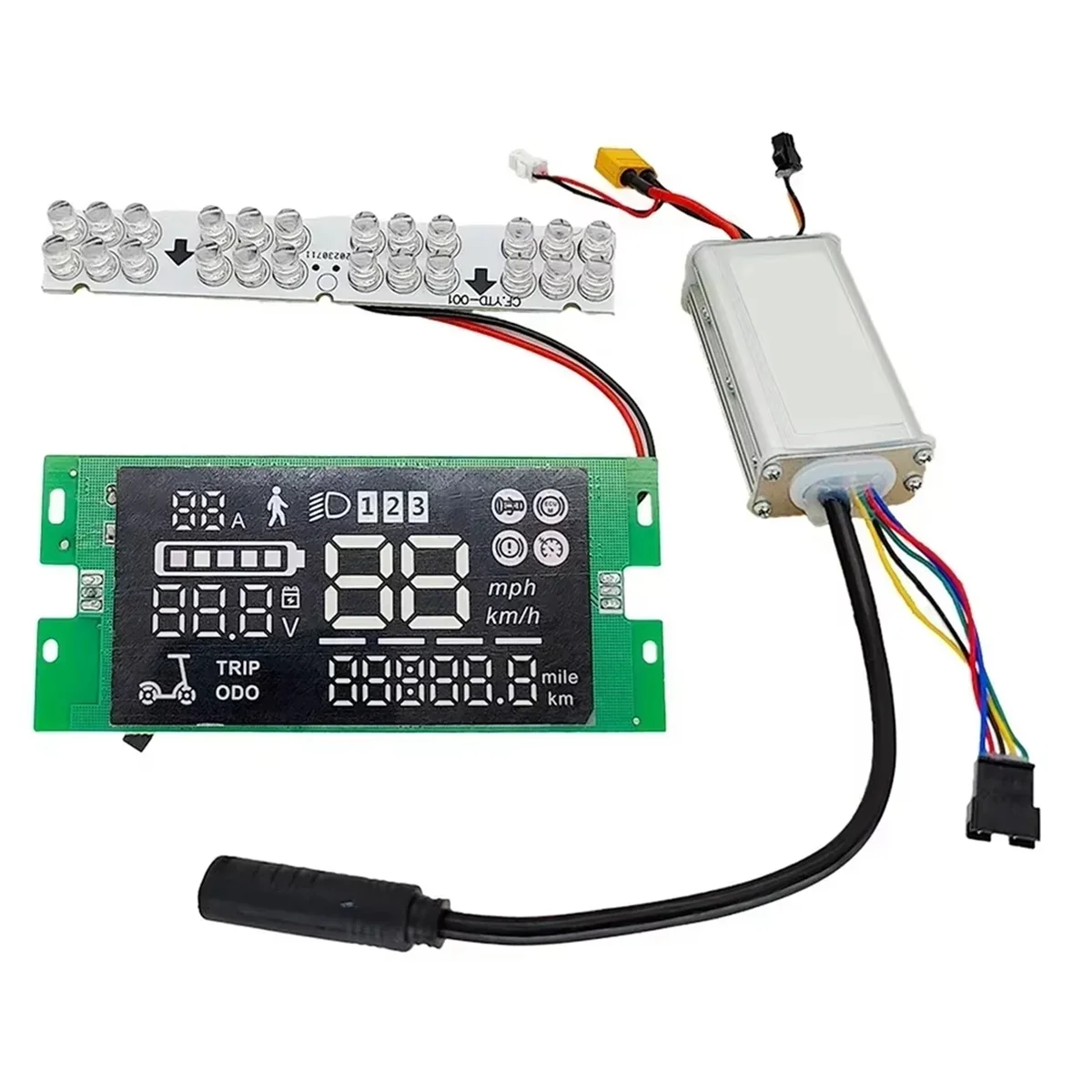 

ABME Electric Scooter Controller Motor Meter Kit for S3 E-Scooter Controller Meter Set 8inch EScooter Accessories
