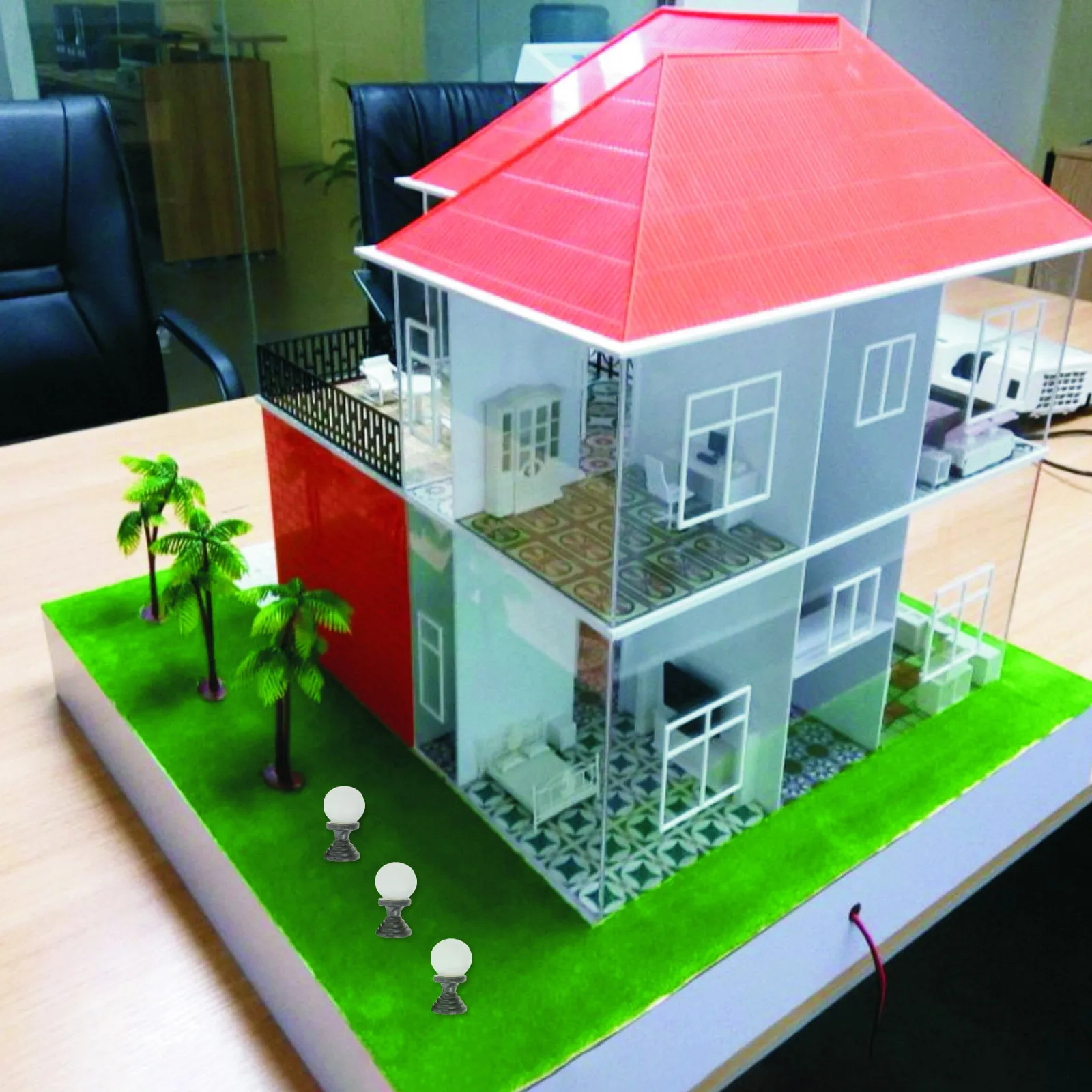 

Набор из 5 декоративных мини-светильников: всепогодные, долговечные, для украшения песочниц, книжных полок, комнат, патио и садов.