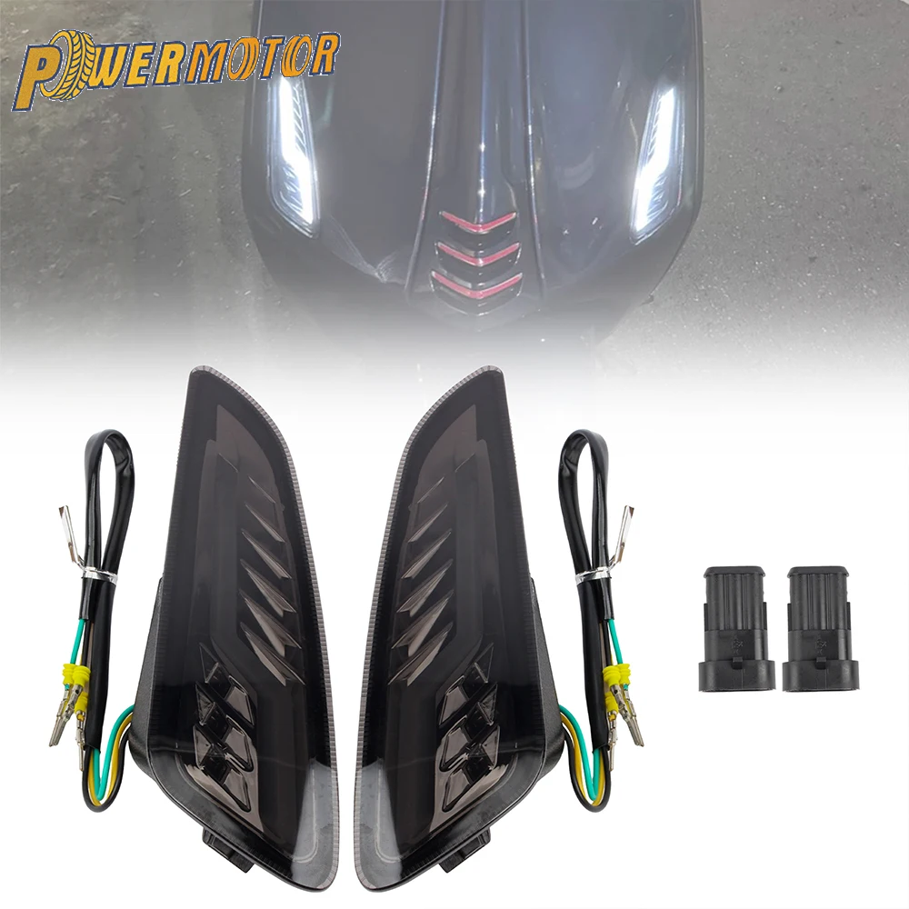 

Указатель поворота мотоцикла, светодиодный передний и задний индикатор, дневной свет для PIAGGIO Vespa Elettrica Sprint Primavera 150, аксессуары для скутеров