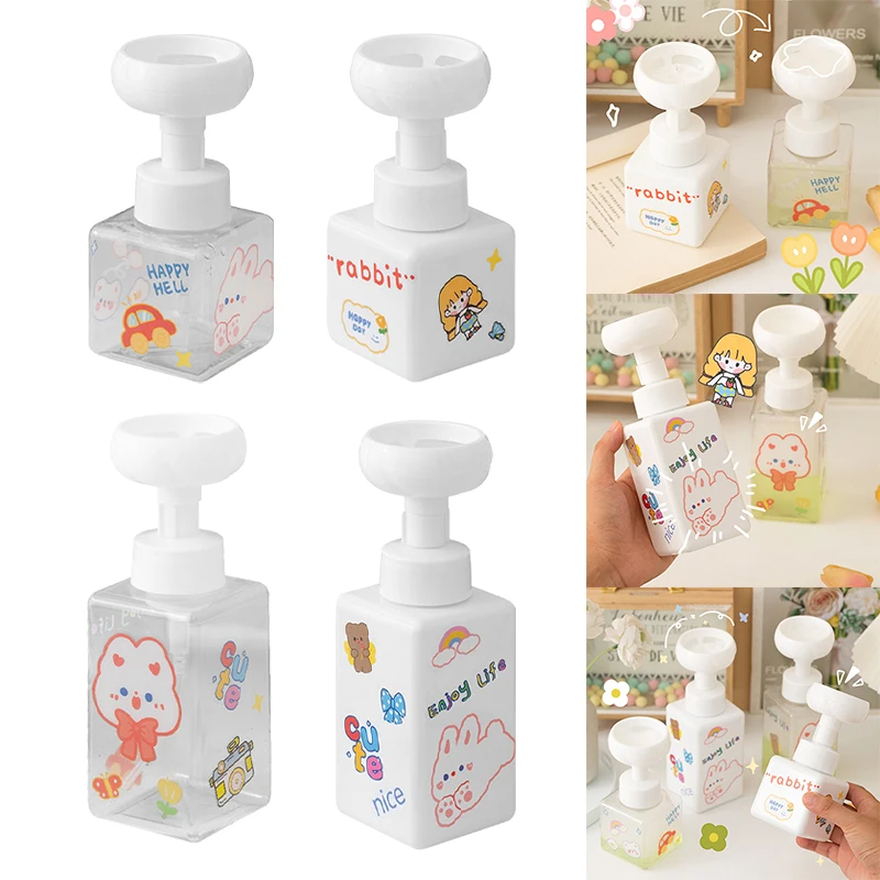 Soap Shampoo Shower Gel Flower Shaped Foaming Container for Bathrooms