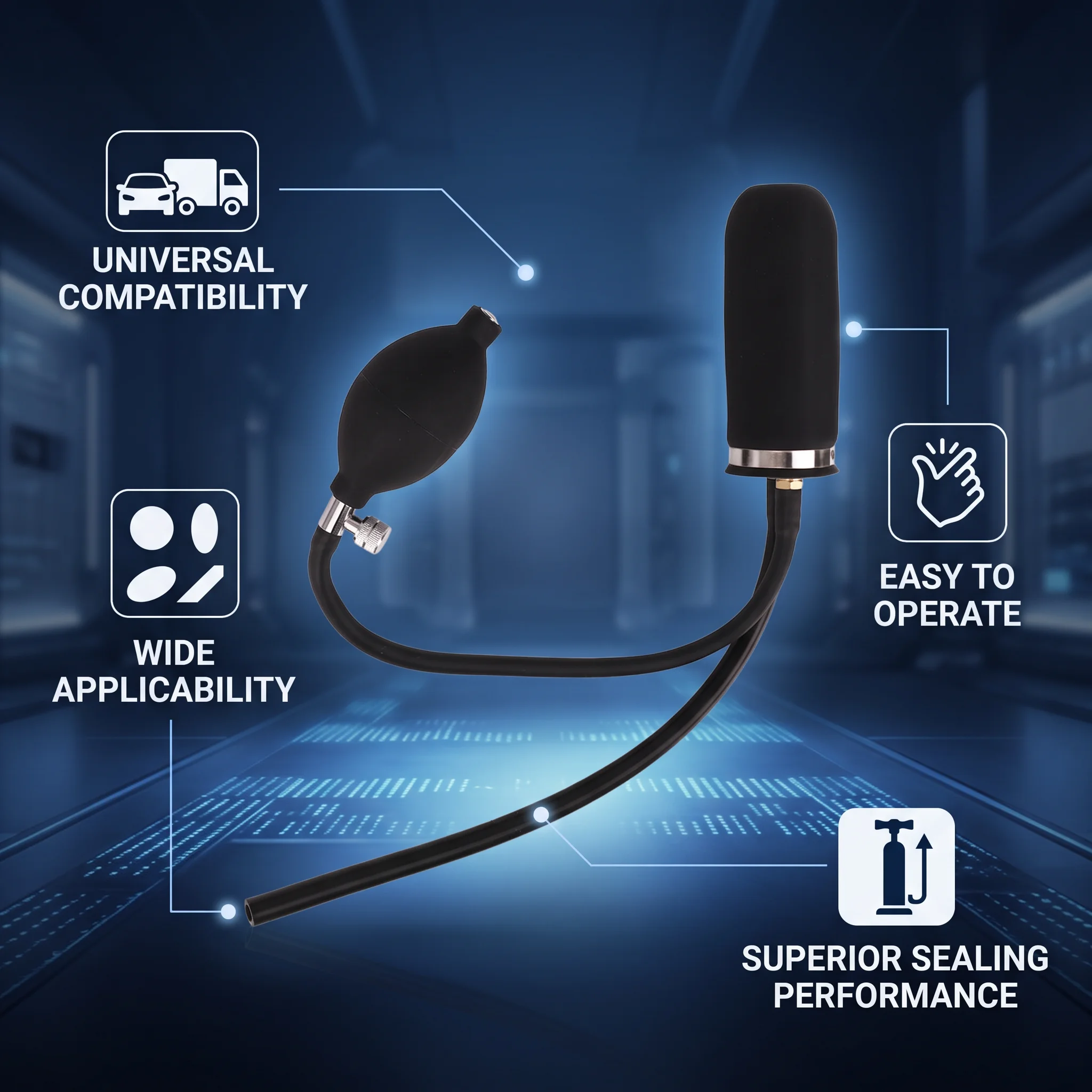 Smoke Leak Detector - Adaptador Universal de Fácil Conexión para