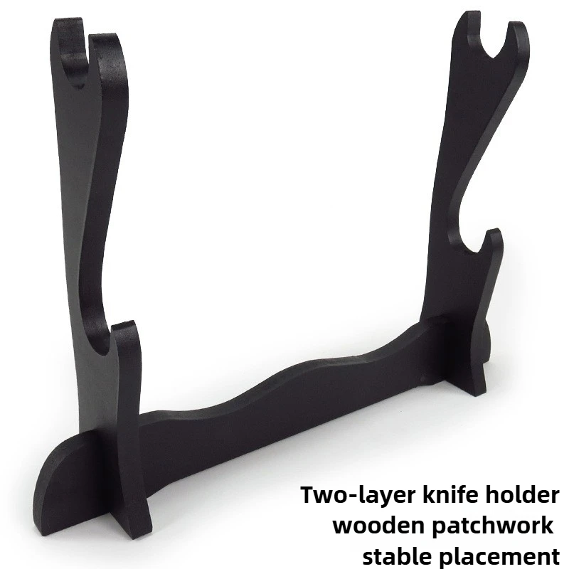 35 centimetri/13.78in Arma di Legno Modello Espositore Samurai Spada Cosplay Display Arti Marziali Museo Spada Decorazione Del Desktop Artigianato