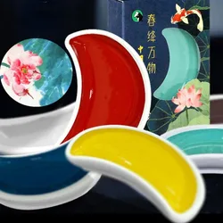 Mineral Solid Chinese Painting Pigment Solid Color Single Box Artist Art Supplies Watercolor Chinese Painting Creation Paint