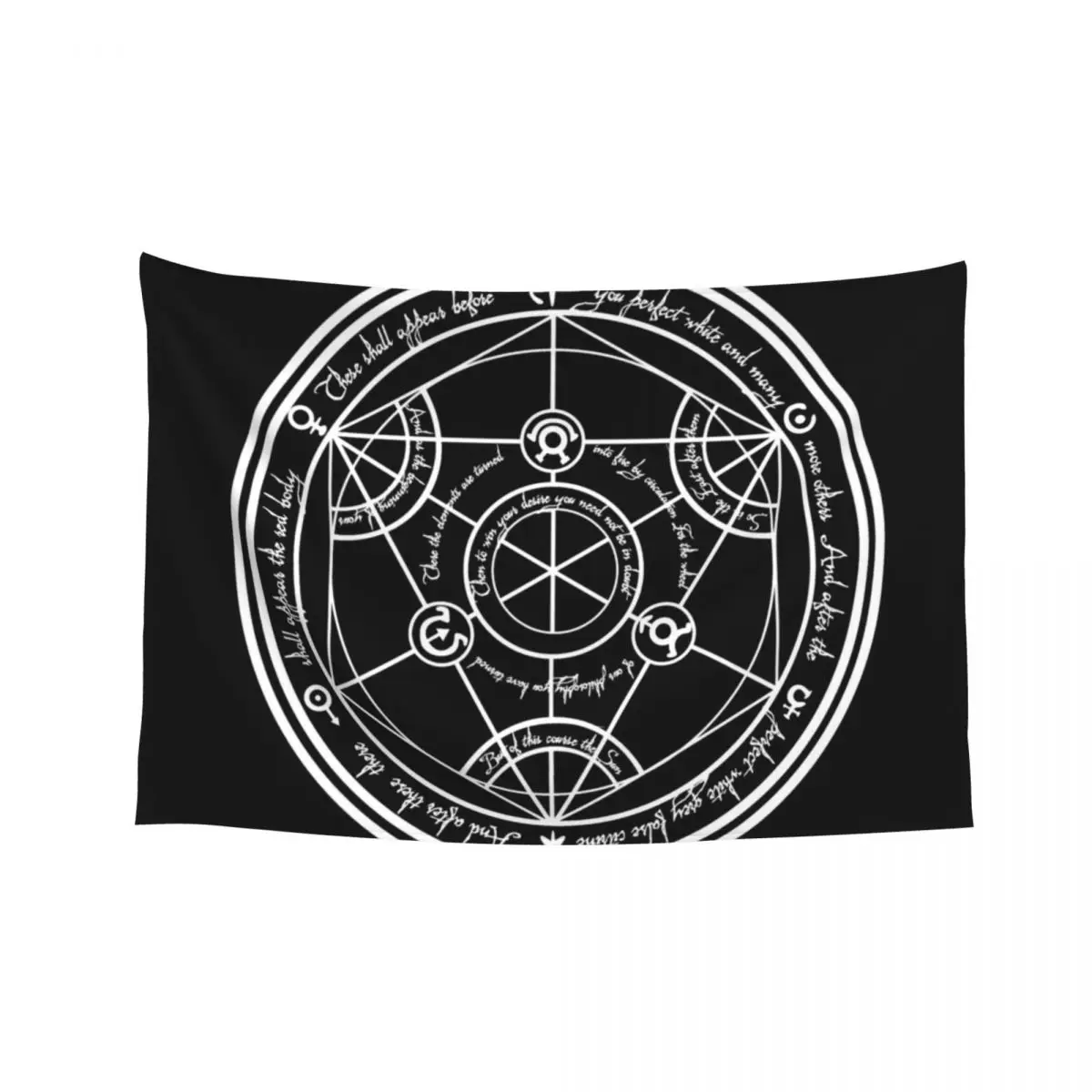 

Human Transmutation Circle Tapestry Decorations For Room Home Decoration Accessories Cute Room Things Hanging Wall Tapestry