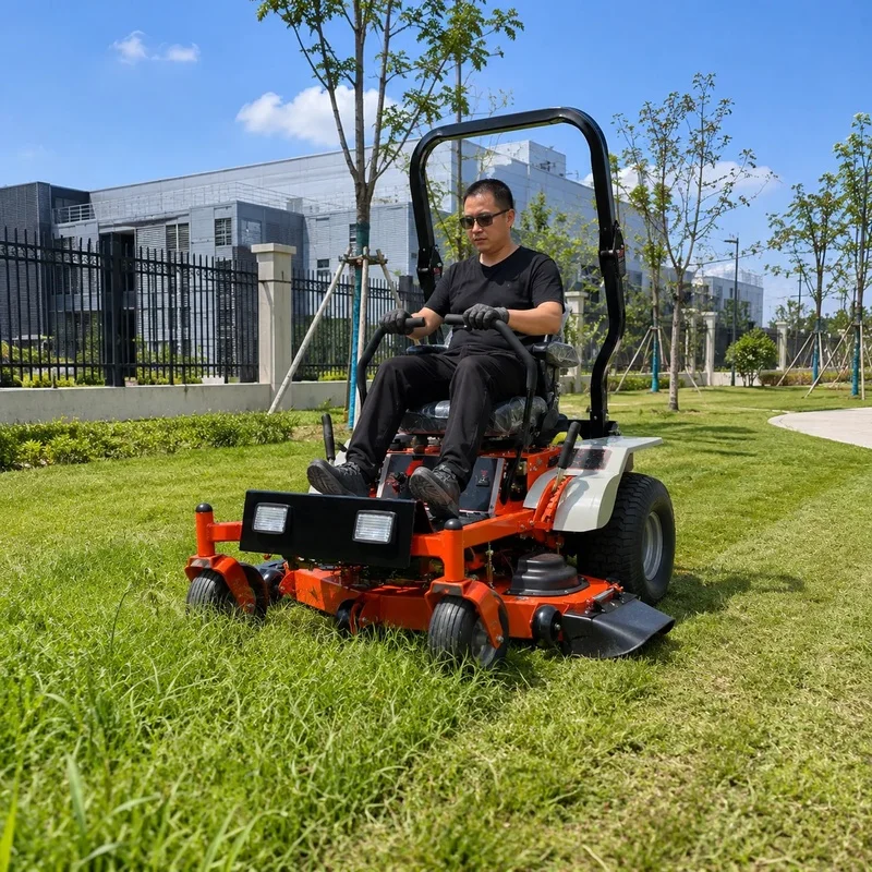 Professional Zero Turn Mower 50 Inch Cutting Width with Adjustable 1.5 to 5 Inch Cutting Height Commercial Landscaping