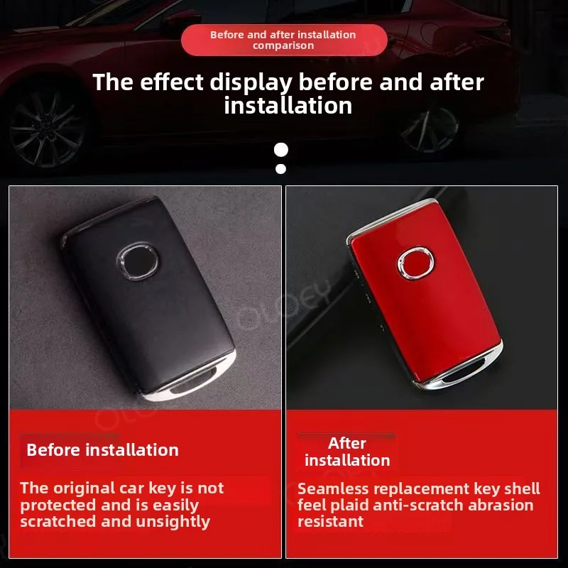 For Mazda 20-24 CX5/CX50/CX-30 replacement keycase retrofit case