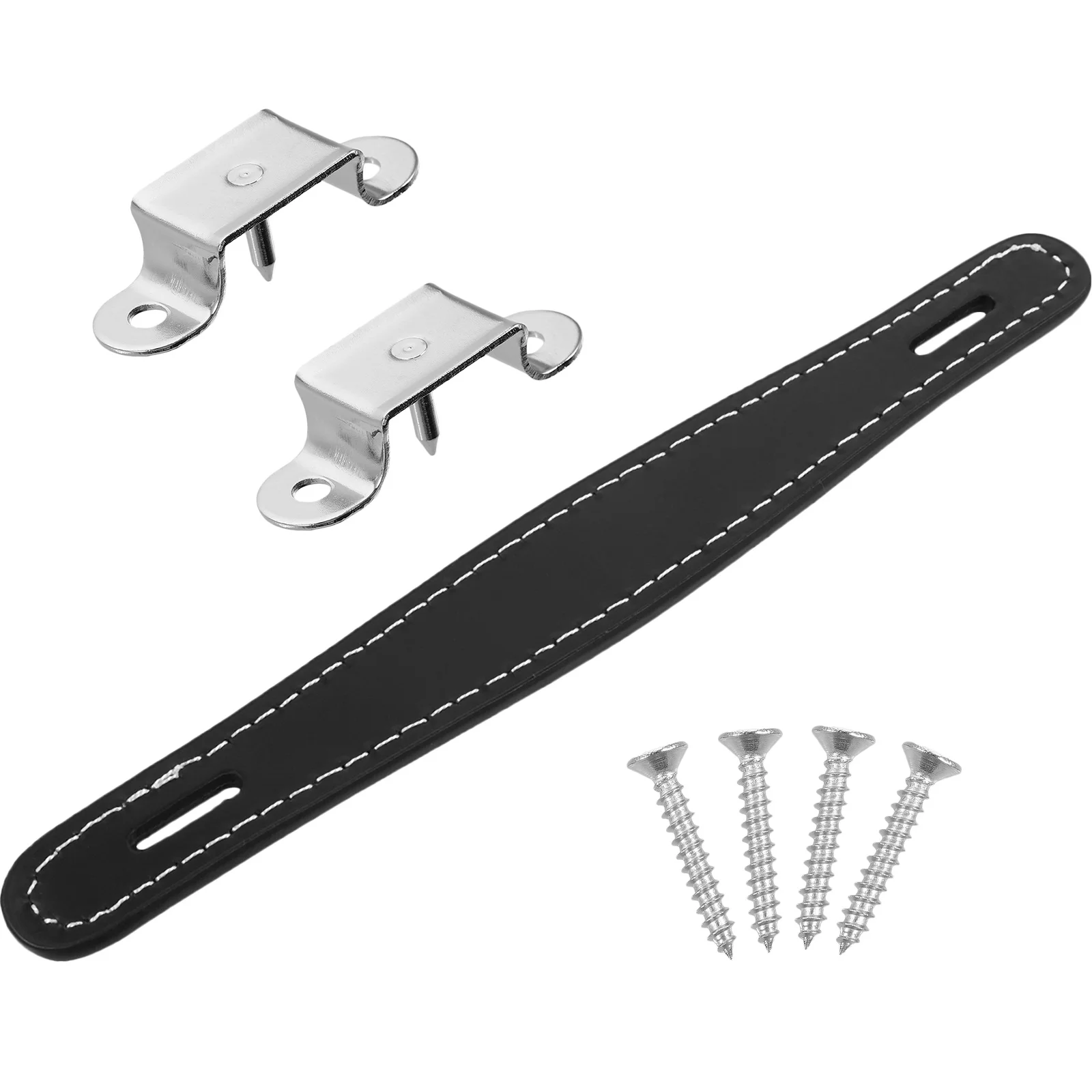 

Speaker Cabinet Handle Strap Cowhide Zinc Alloy Durable Replacement Amplifier Handle Speaker Pulls Comfortable Grip Outdoor Use