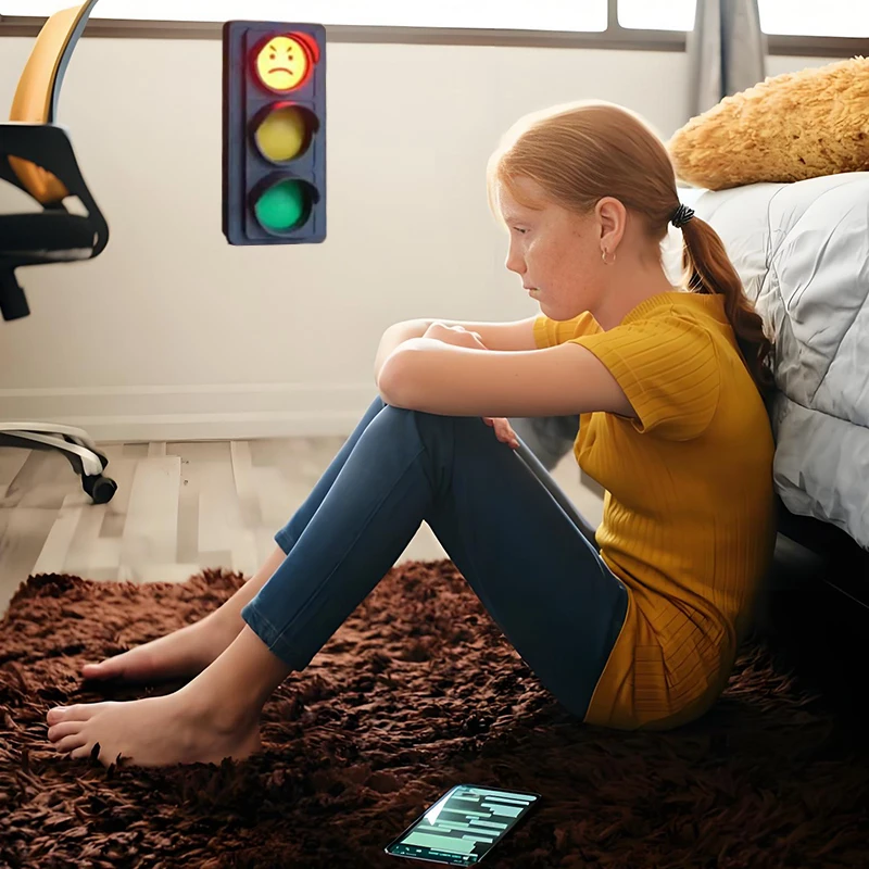 

USB Smart Traffic Light for Office & Home, Red/Yellow/Green Status Indicator for Focus & Privacy